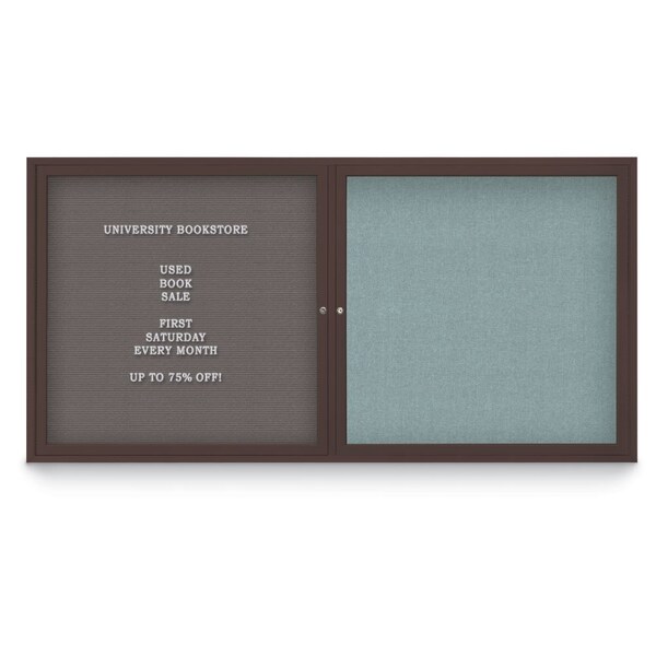 Corkboard, Medium Grey/Black, 96"x48"